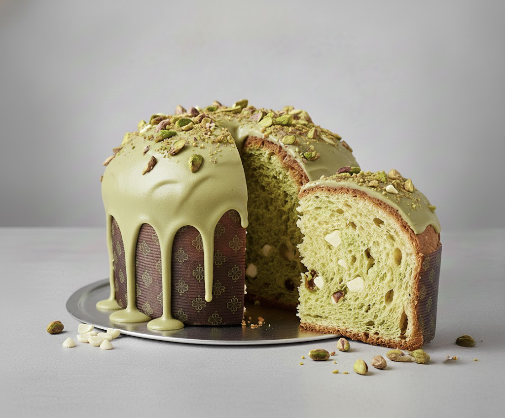 Panettone pistacjowy